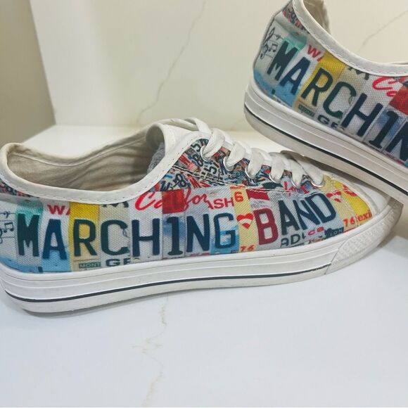 Marching Band Graphic Sneakers - Multicolor - Picture 3 of 8